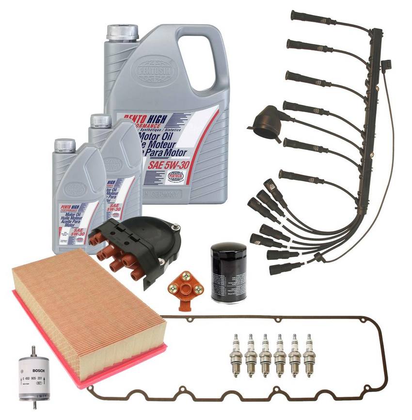 BMW Ignition Tune-Up Kit (5W-30) (7 Liter) (High Performance) 13721720861 - eEuroparts Kit 3085016KIT